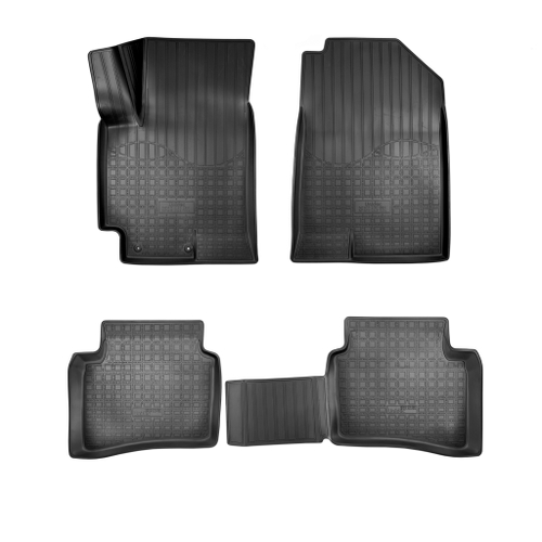 Ковры в салон Norplast/Unidec для Hyundai Solaris в кузове HCR (2017-)Полиуретан,Черный, арт.NPA11-C31-380