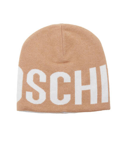 Двухсторонняя шапка Moschino - коричневый(65236 M2353)