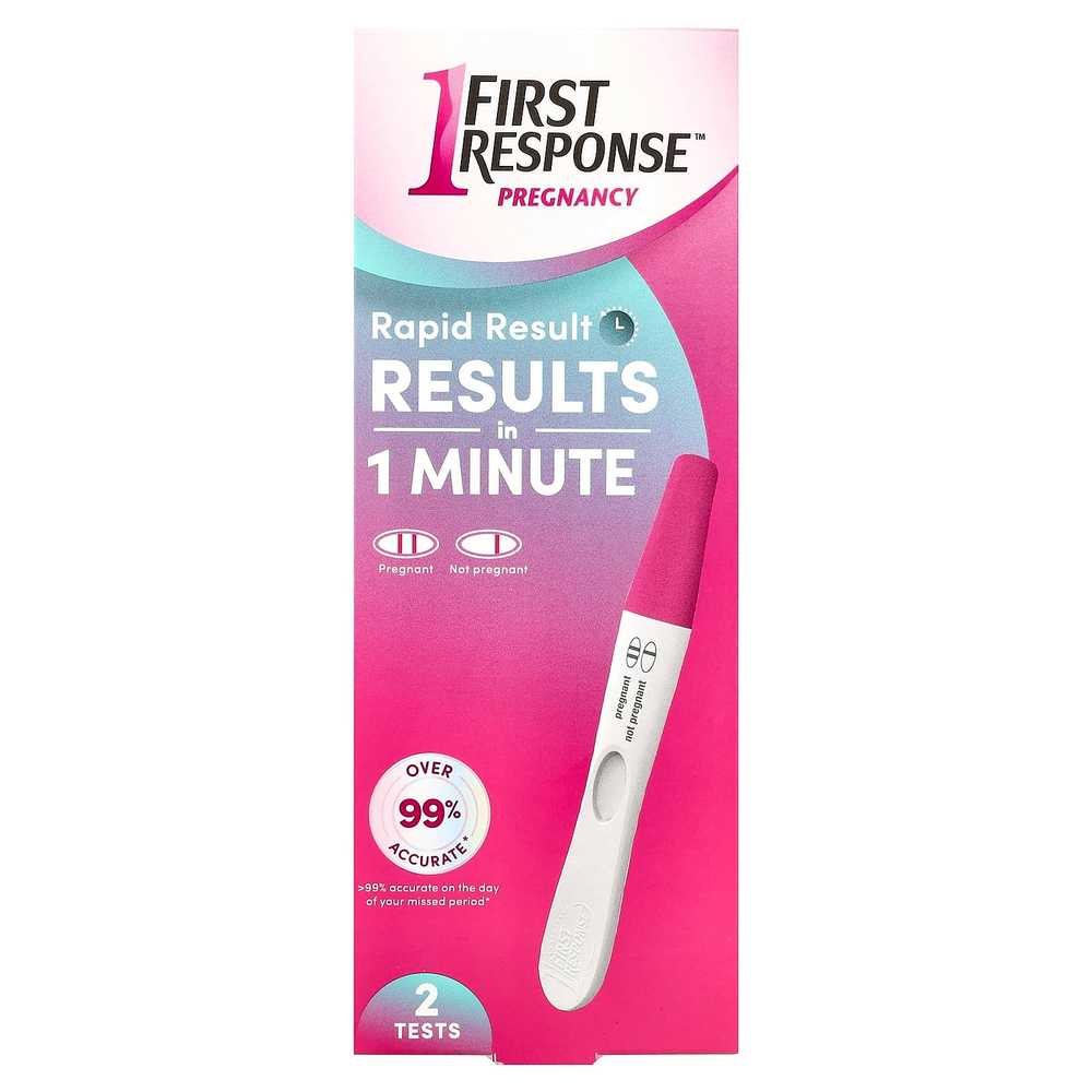 First Response, экспресс-тест на беременность, 2 шт.