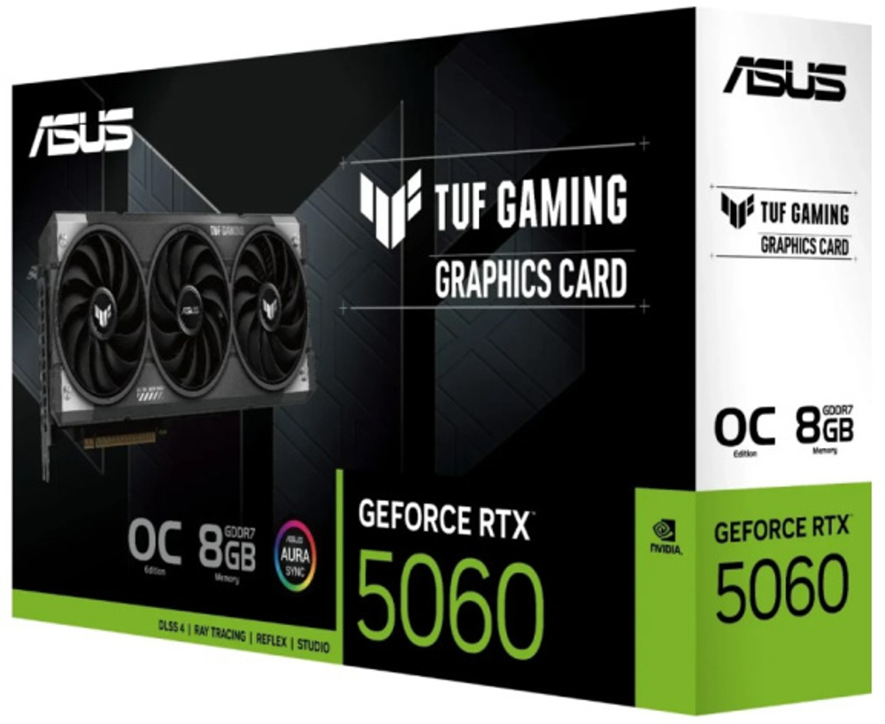 Видеокарта ASUS GeForce RTX 5060 TUF GAMING OC (TUF-RTX5060-O8G-GAMING)