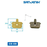 Колодки тормозные керамические Sanjenik CE-09 для Kugoo G2 Pro 2021, G-Booster, V1 2021