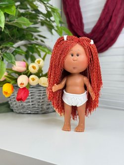 Кукла Nines виниловая 23см Little Mia Latina без одежды (3199WL8A2)