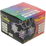 Гирлянда для дома «Серебряная снежинка» 4м 20 ламп LED, 6,3 см прозр.пров.,1 реж, IP-20, Белый (возможность соединения)