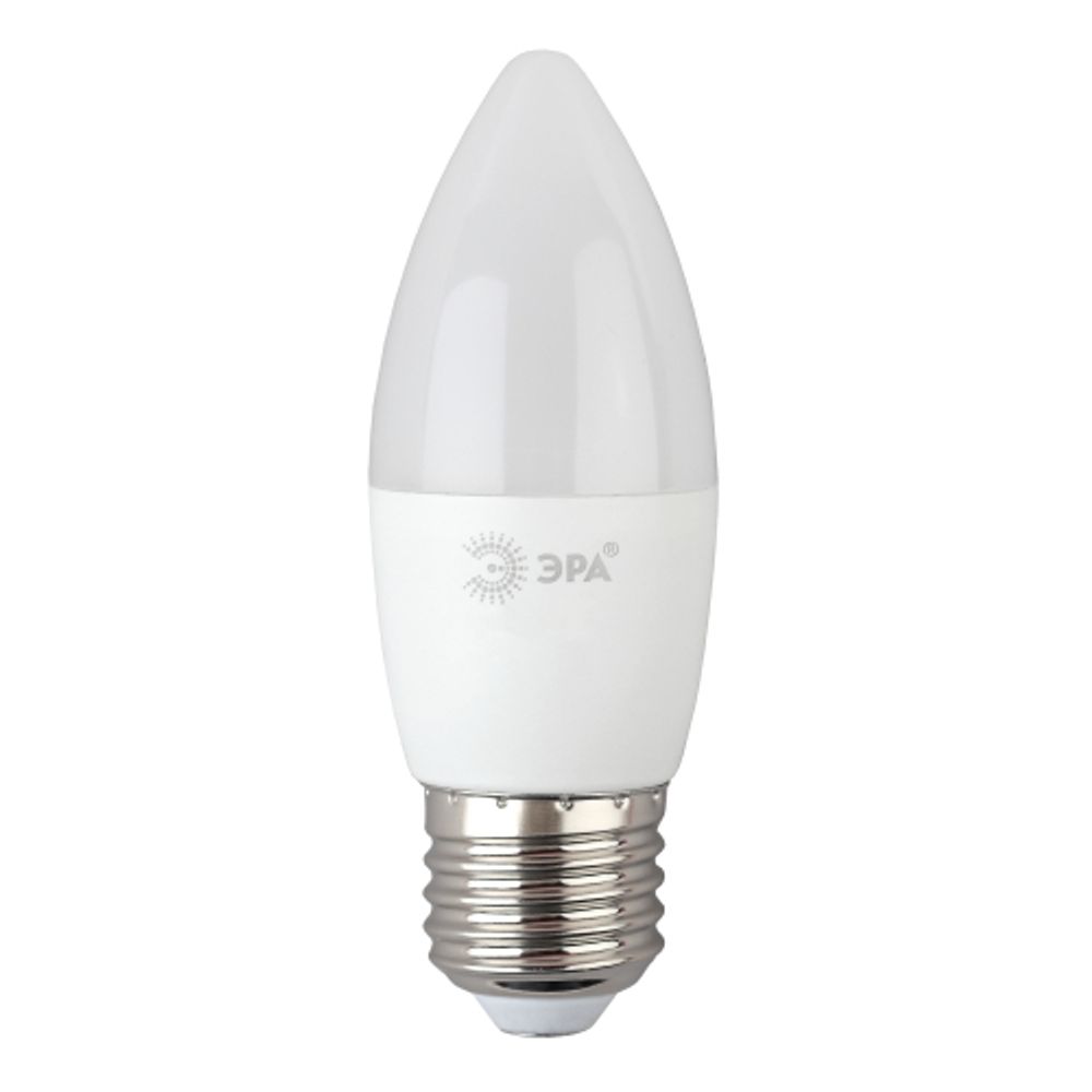 Лампа светодиодная ЭРА RED LINE LED B35-10W-865-E27 R 10Вт свеча холодный дневной свет Е27 | Лампы cветодиодные Свеча (B/C)