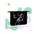 Папка для тетрадей 1 отделение А5 на молнии Berlingo Over the planet, пластик