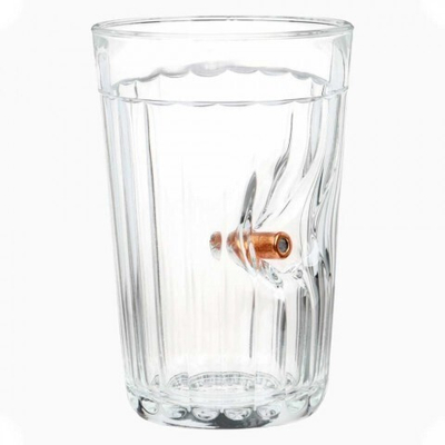 Стакан непробиваемый с пулей «Характер», граненый, 250 мл