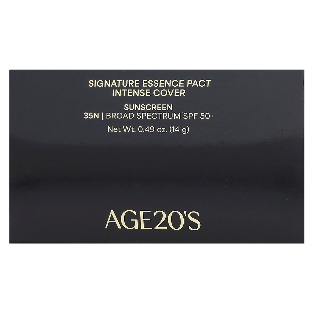 AGE20'S, Signature Essence Pact, Intense Cover, SPF 50+, 35N, 14 г (0,49 унции)