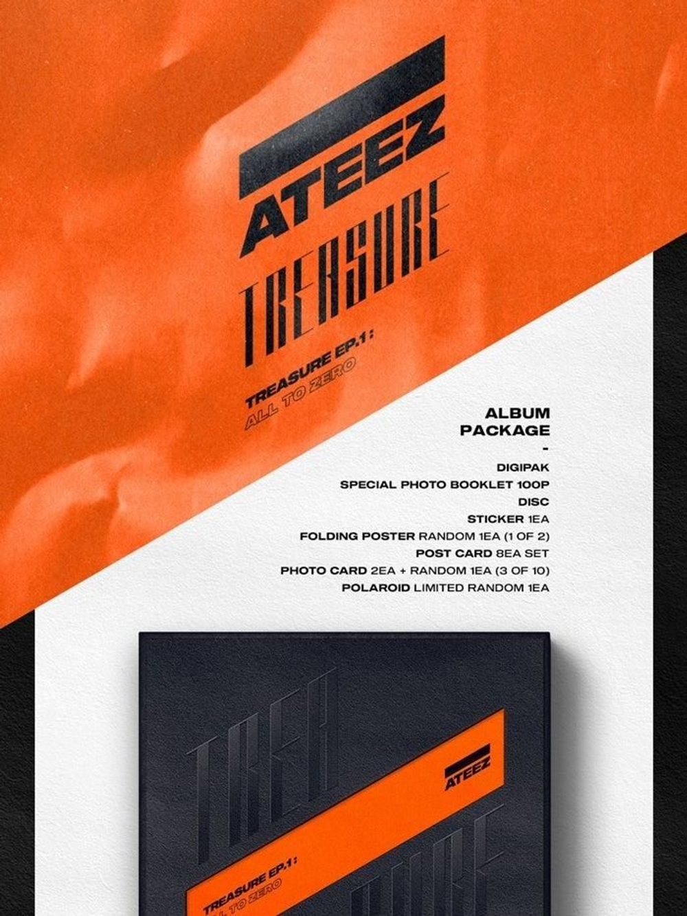 Альбом ATEEZ - Treasure EP.1: All To Zero 1st Mini Album