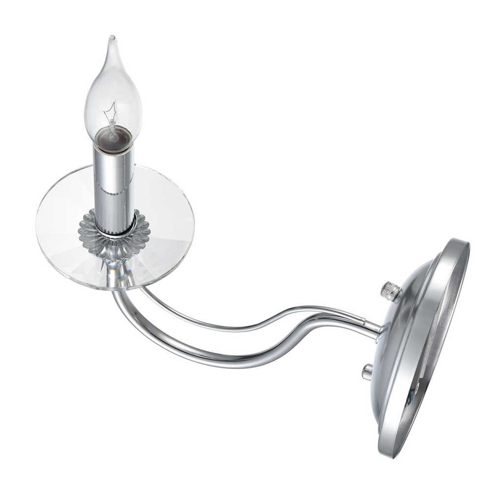 8034/1W CLASSI LN26 082 металл/стекло, хром/прозрачный Бра E14 1*40W 220V INCANTO