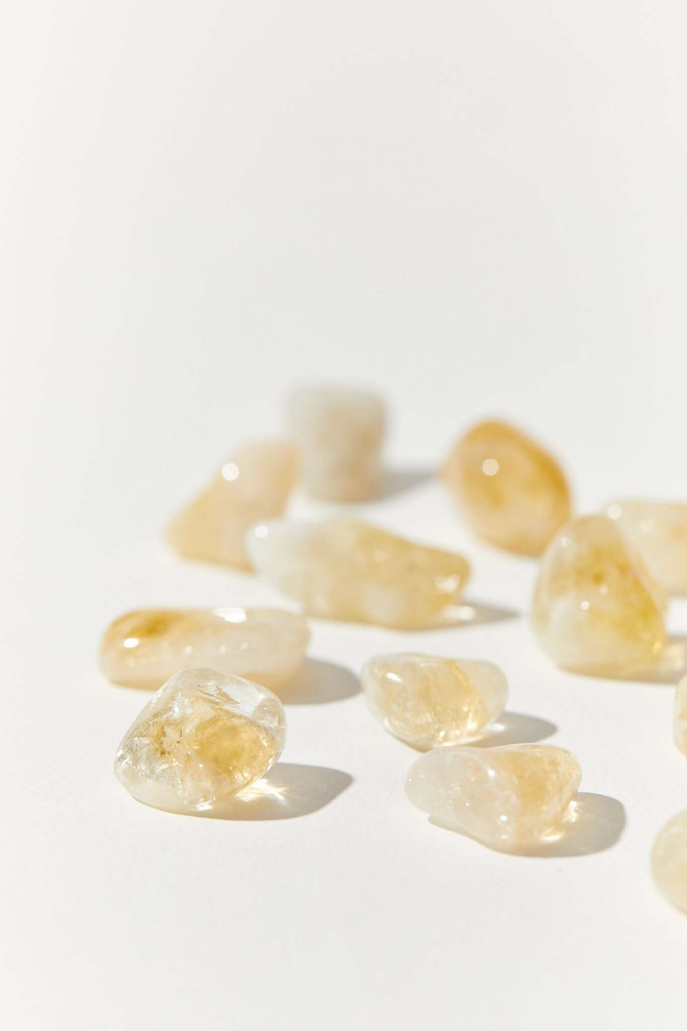 Цитрин галтовка