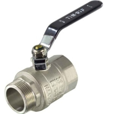Кран   шаровой  НИКЕЛ. 1/2 Г/Ш (P) (TIM) 20/80