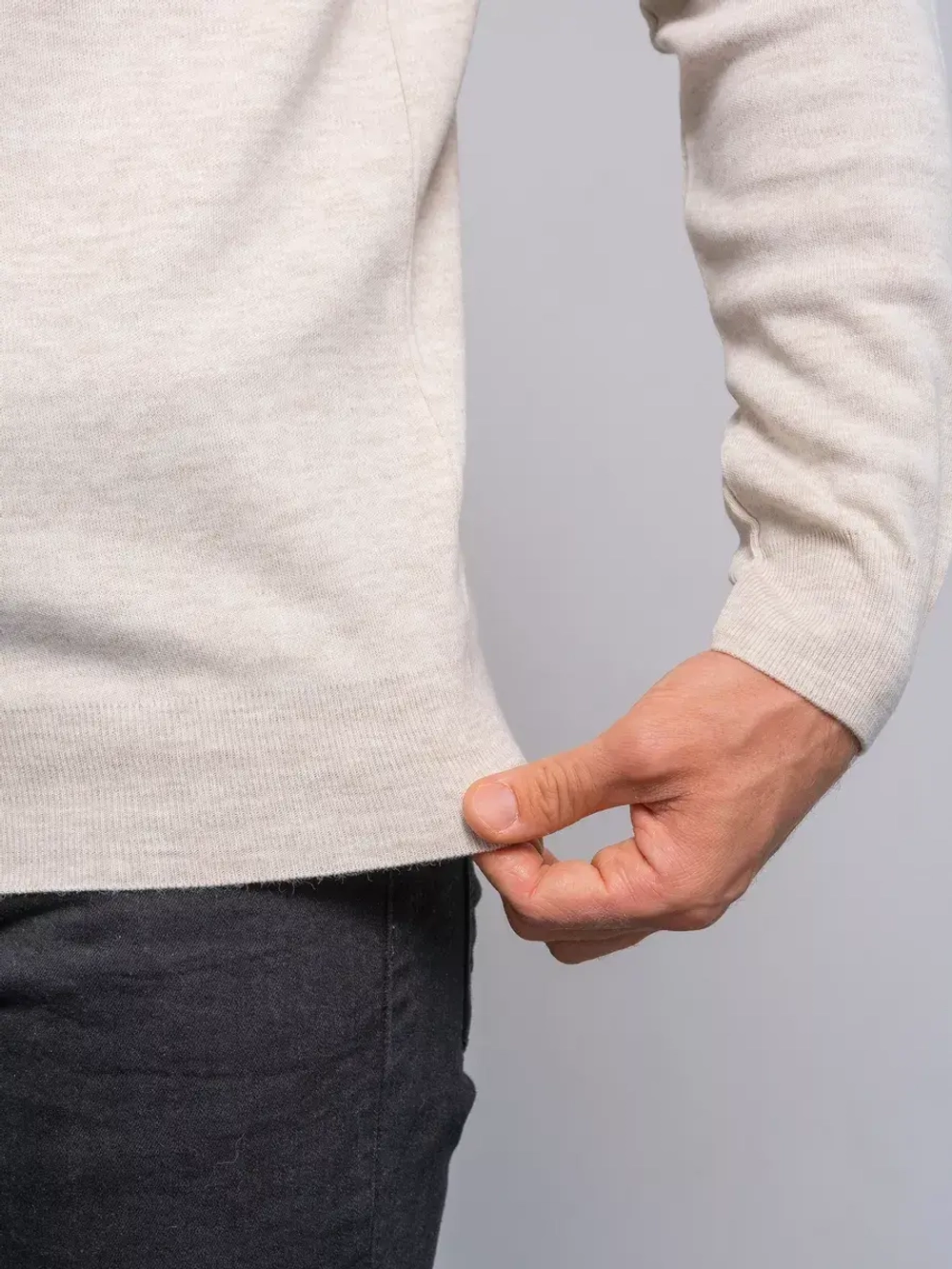 Джемпер Турция тонкий теплый с горлом