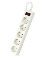 Сетевой фильтр 5 розеток 1,8 метров SBSP-18-W 2200Вт