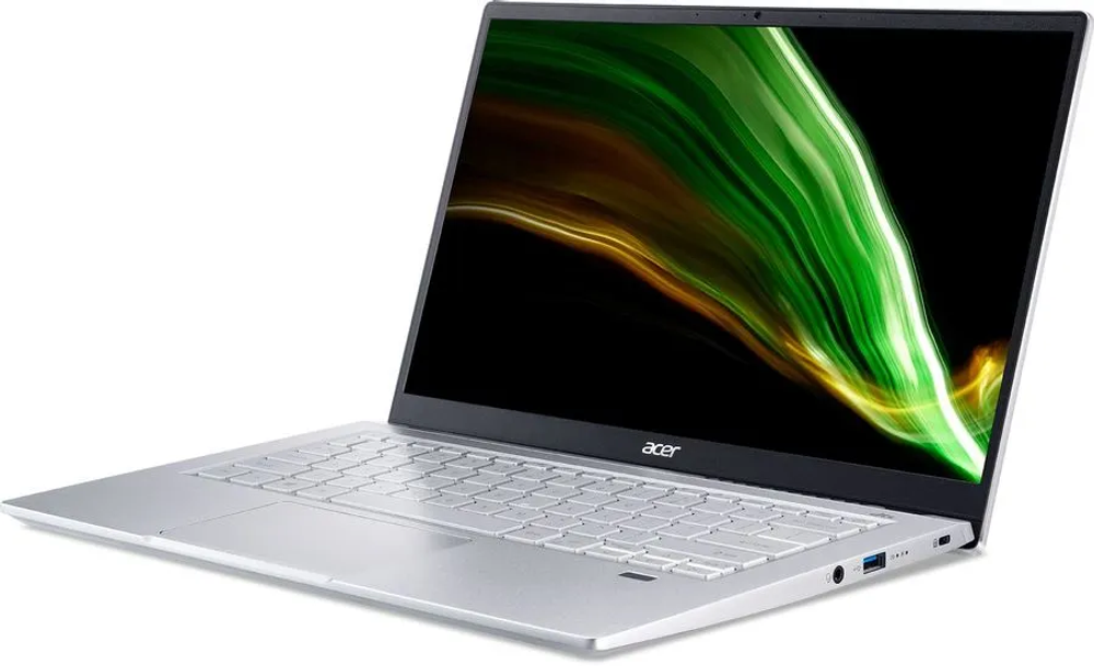 Ноутбук 14&amp;quot; IPS FHD Acer Swift 3 SF314-43-R16V silver (AMD Ryzen 5 5500U/8Gb/512Gb SSD/VGA int/no OS) (NX.AB1ER.018)