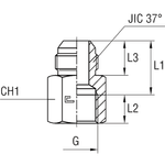 Соединение FS JIC 1.5/8" BSP1"