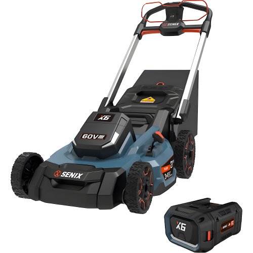 Газонокосилка аккумуляторная самоходная SENIX LPSX6-H-EU, X6 60V, 1акб, зу