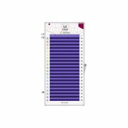 Ресницы цветные LeMat Purple MIX 20 линий