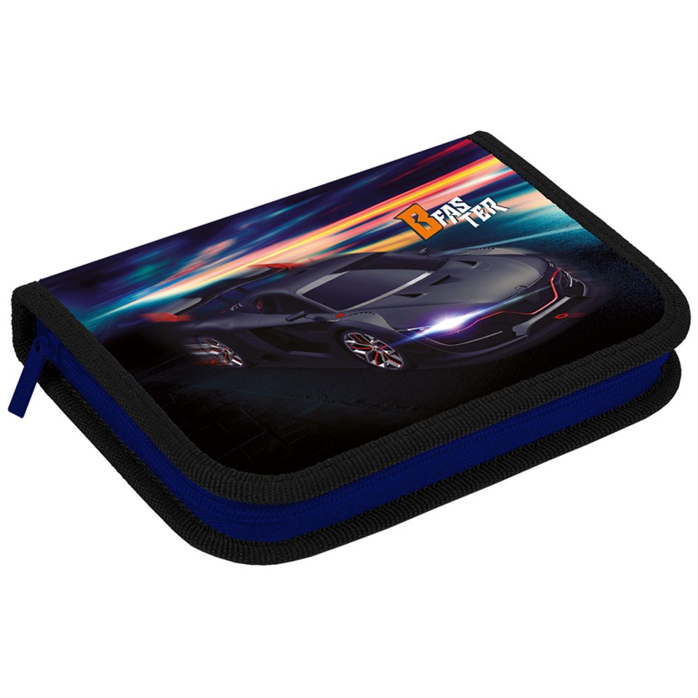 Пенал 1 отделение 200х140х40 Berlingo Bfaster, откидная планка, ткань