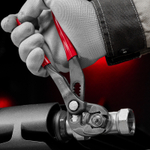 Клещи переставные 180 мм, кнопочный механизм, хром-ванадий, обливные рукоятки Matrix