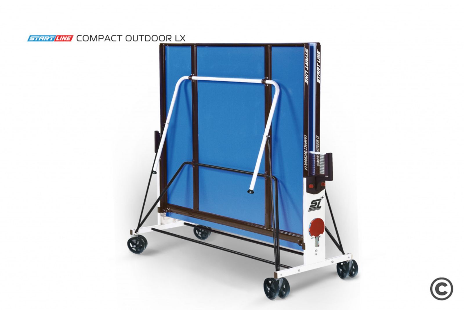 Стол теннисный Start line Compact Outdoor-2 LX BLUE фото №8