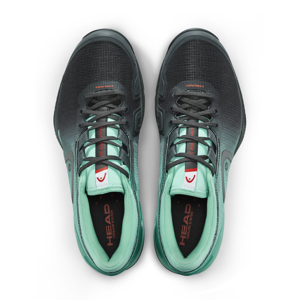Мужские кроссовки теннисные Head Sprint Pro 3.0 Men Clay - black/teal
