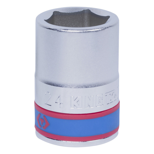 KING TONY (633524M) Головка торцевая стандартная шестигранная 3/4", 24 мм