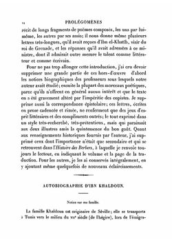 Les prolégomènes d'Ibn Khaldoun. Volume 1 | Abd al-Ramn ibn Muammad