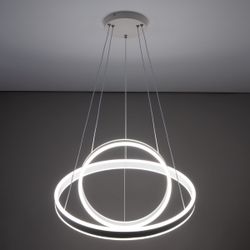 Citilux Дуэт CL719640 LED Люстра подвесная с пультом Белая