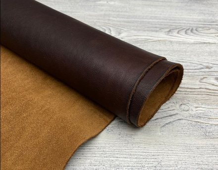 Vacchetta Washed Dark Brown (1,4-1,6 мм), цв. Коричневый, натуральная кожа