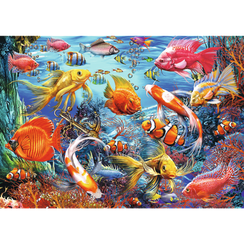 Pazl / Пазлы / Puzzles - "1060 Hidden Shapes" - Underwater Life