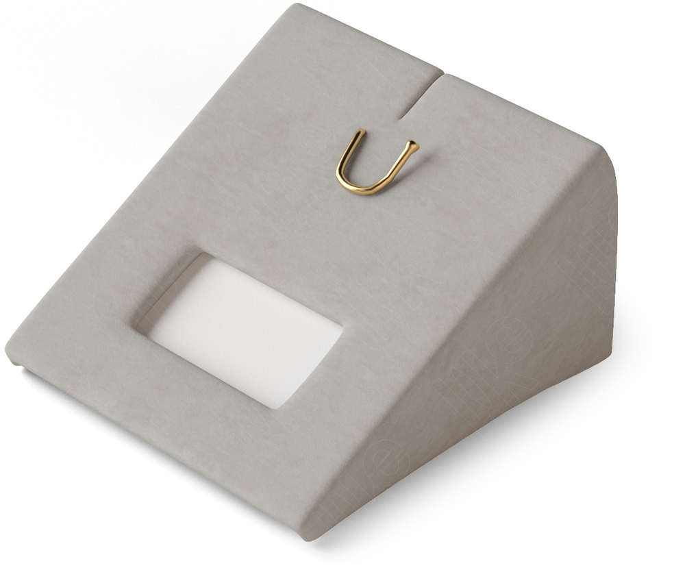 Вкладыш 03/стойка/для подвески/крючок/окошко для бирки/прорезь для нитки