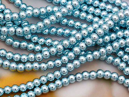 Нить бусин из гематита 4мм