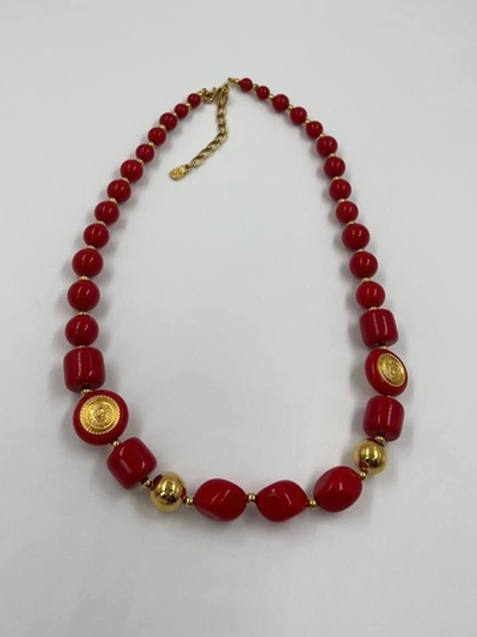 Бусы из красного пластика Liz Claiborne
