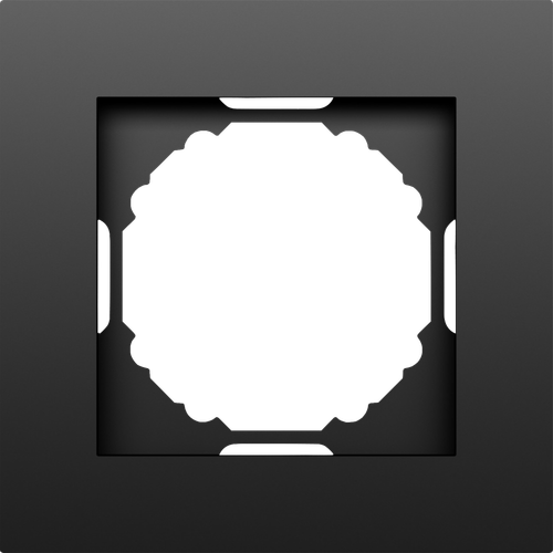 Рамка 1-я, матовый карбон, серия A07