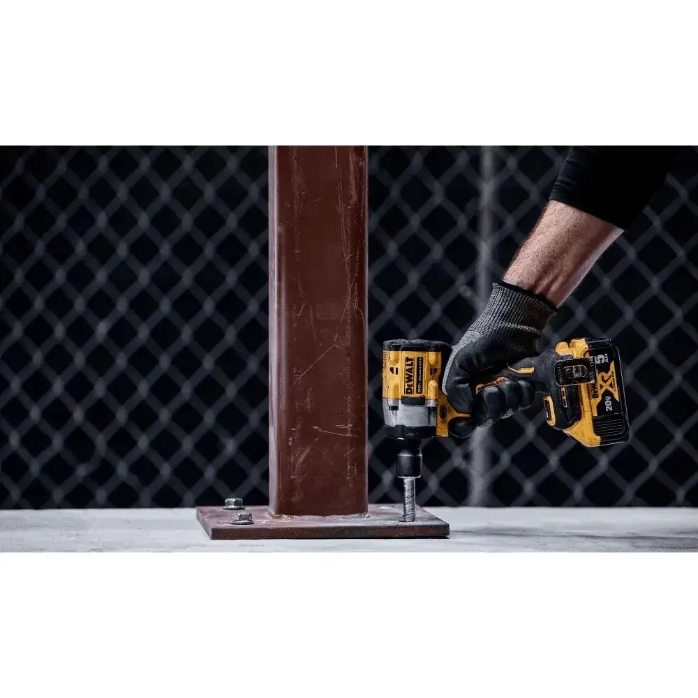 DEWALT Гайковерт аккумуляторный ударный DCF922NT 20B MAX , 3550 ударов в минуту,406/610 Нм.,Бесщеточный двигатель