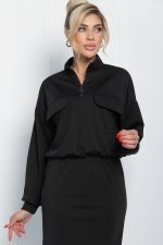 Платье Сибирский ритм (черное) П11621 LT Collection