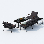 Диван двухместный Ideal Patio ФЕСТА антрацит