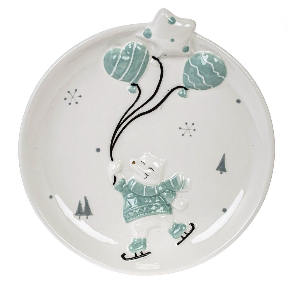 GAEM Тарелка "Белый медведь", L22 W20,5 H4 см