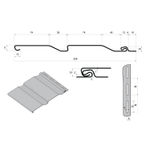 Сайдинг Grand Line Classic Корабельная доска XL D4,4 белый 3600 мм