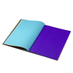 Набор цветного картона (7 цветов, 14 листов) и цветной бумаги (8 цветов, 8 листов) Alingar, А4, на скрепке, "Ассорти"