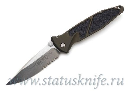 Нож Microtech OD Green Socom Elite M/A Knife (4" Stonewash Serr) 160-11GR