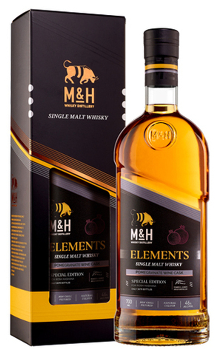 Виски M & H Elements Pomegranate Wine 46% 0,7 л