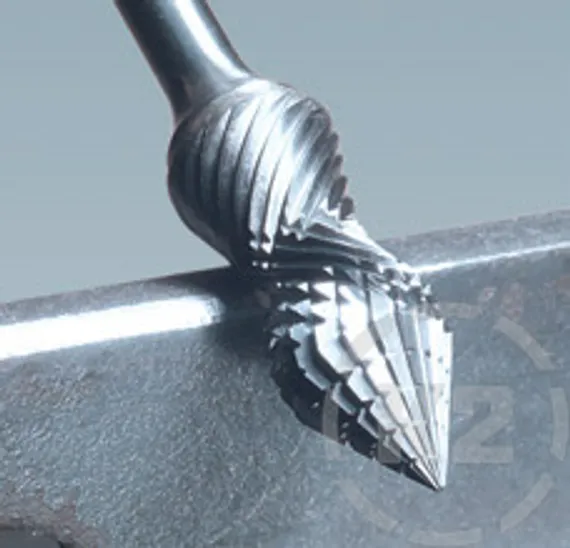 Комбинированная борфреза Karnasch Curve + Зенкер с вершиной 60°