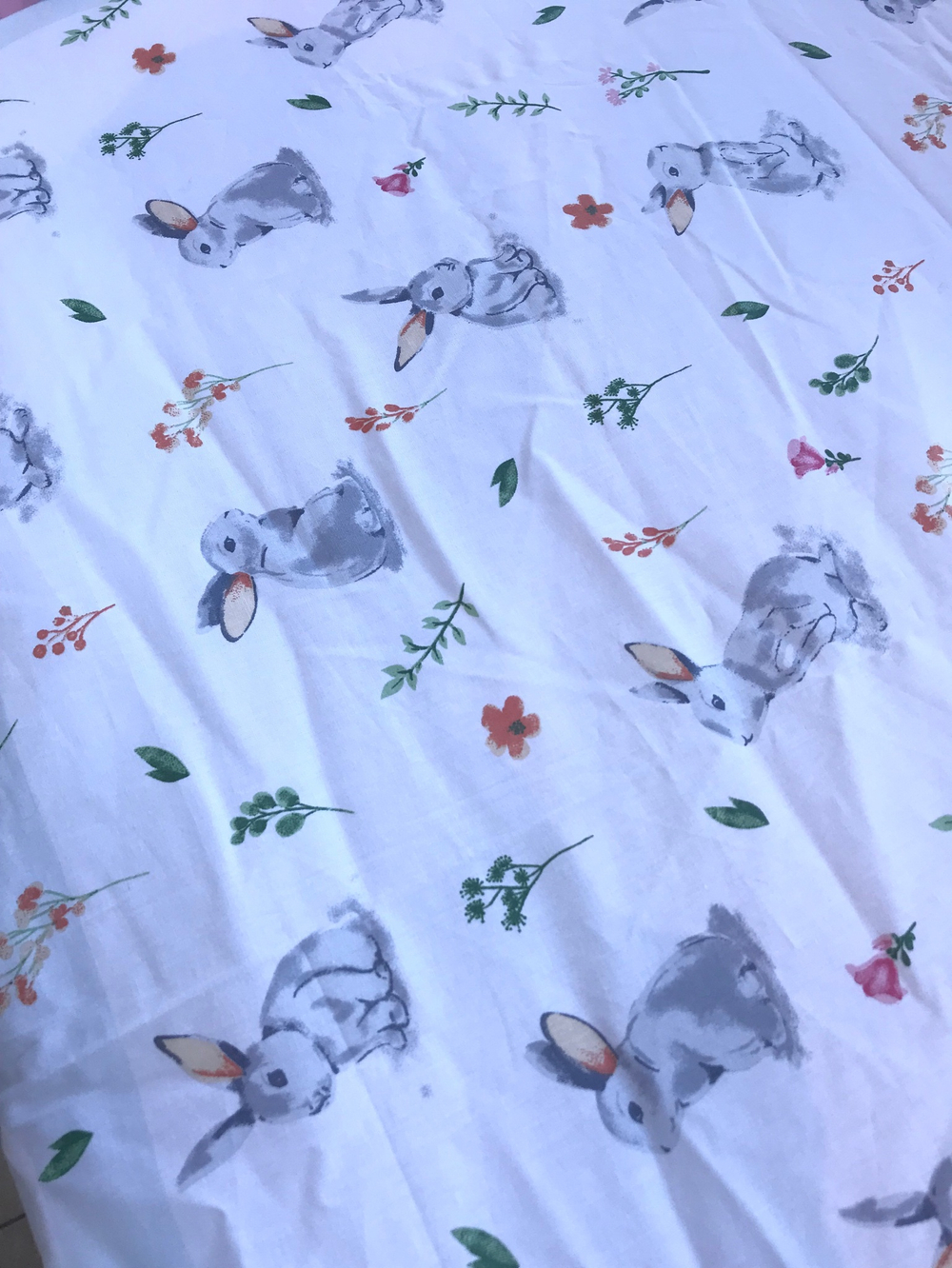 Простыня детская 85*60*10 см на резинке, поплин (МП)