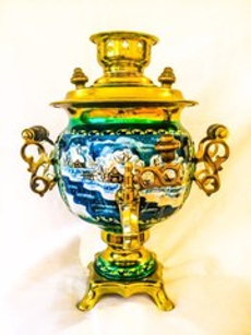 Самовар электрический трехлитровый «Русская зима»