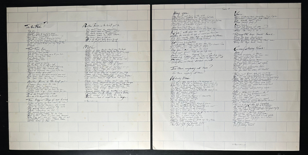 Pink Floyd - The Wall 2LP (Голландия 1979г.)