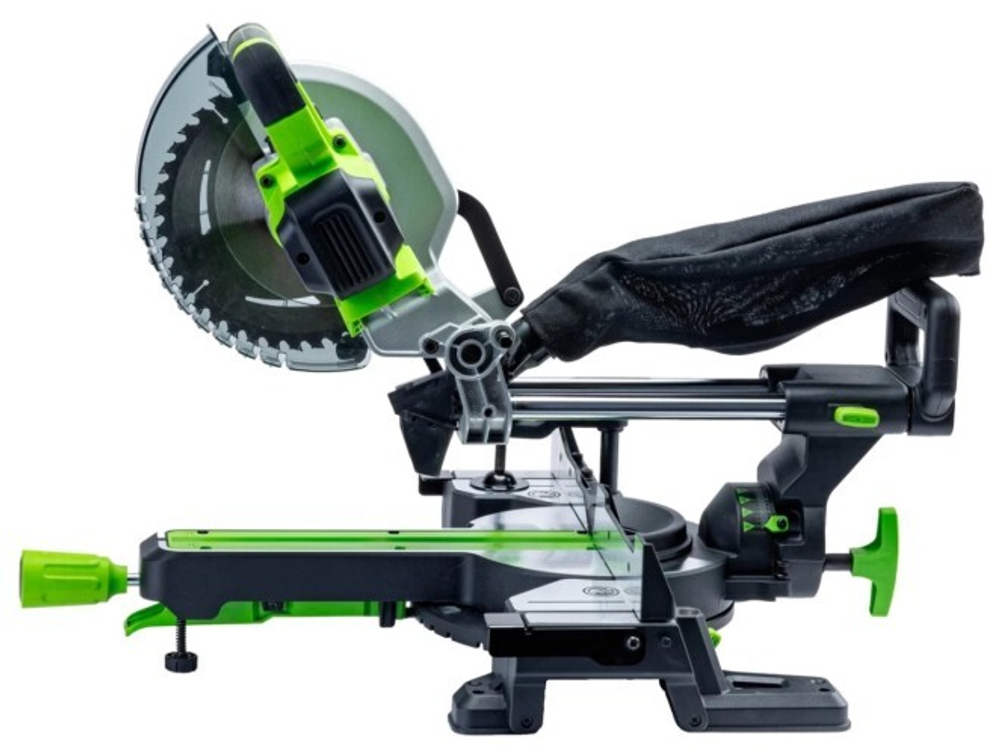 Пила торцовочная аккумуляторная GREENWORKS GD24MS216 24V, б/щ, 4800 об/мин, АКБ 8Ач и ЗУ 1501707UH