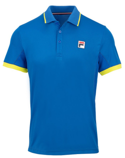 Мужское теннисное поло Fila Polo Noel - blue iolite