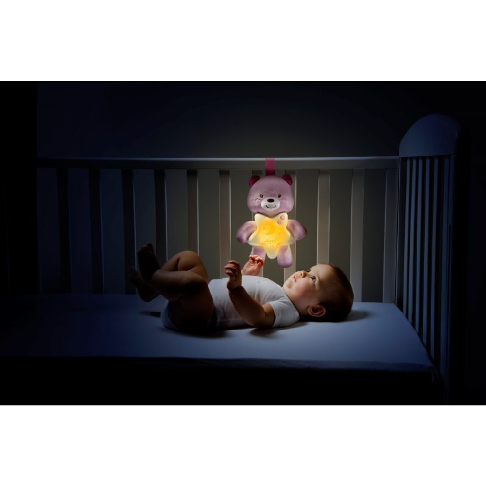 Chicco First Dreams - Мишка на ночь Розовый 91561