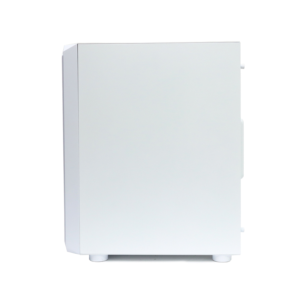 Корпус BaseTech eXtreme GFX-03, Без БП, ATX, белый, 4xFRGB FAN, 2xUSB2, 1xUSB3, бок: закалённое стекло (BT-GFX-03W-MESH-4F-RGB)